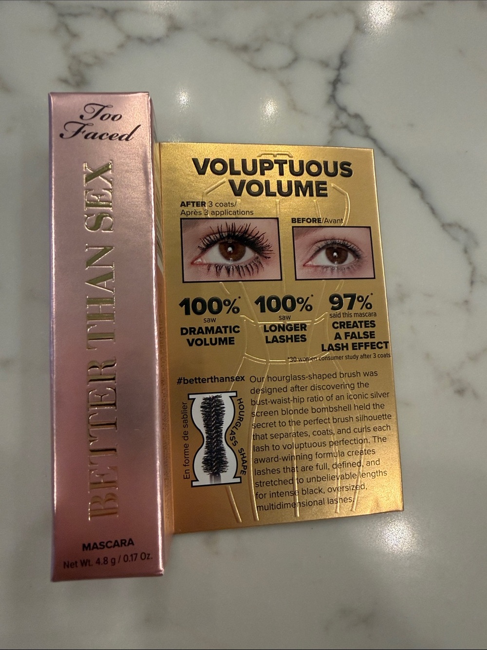 NWT Too Faced Better Than Sex Mascara - 0.17 oz